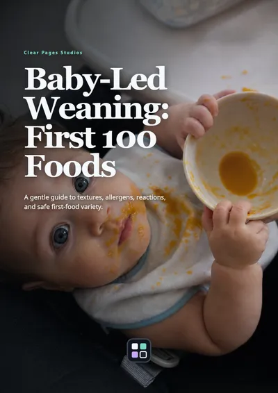 Baby-Led Weaning: The First 100 Foods Guide cover
